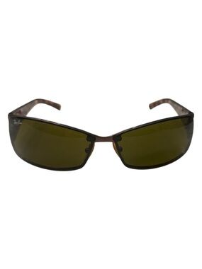 Vintage Ray-Ban rimless tortoise shell sunglasses